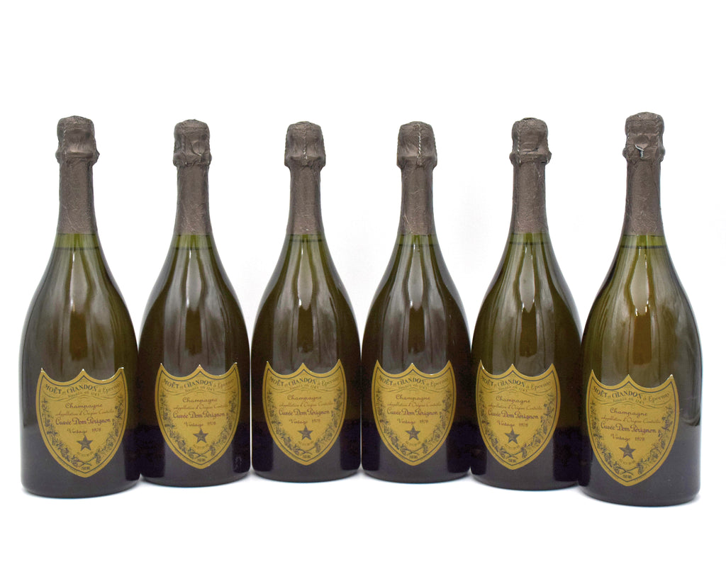 1978 Dom Perignon Brut Champagne bottle