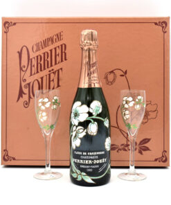 1982 Perrier-Jouet Belle Epoque - Fleur de Champagne Brut with Glasses set by FineLiquors