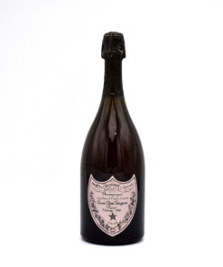 1986 Dom Perignon Rose champagne bottle