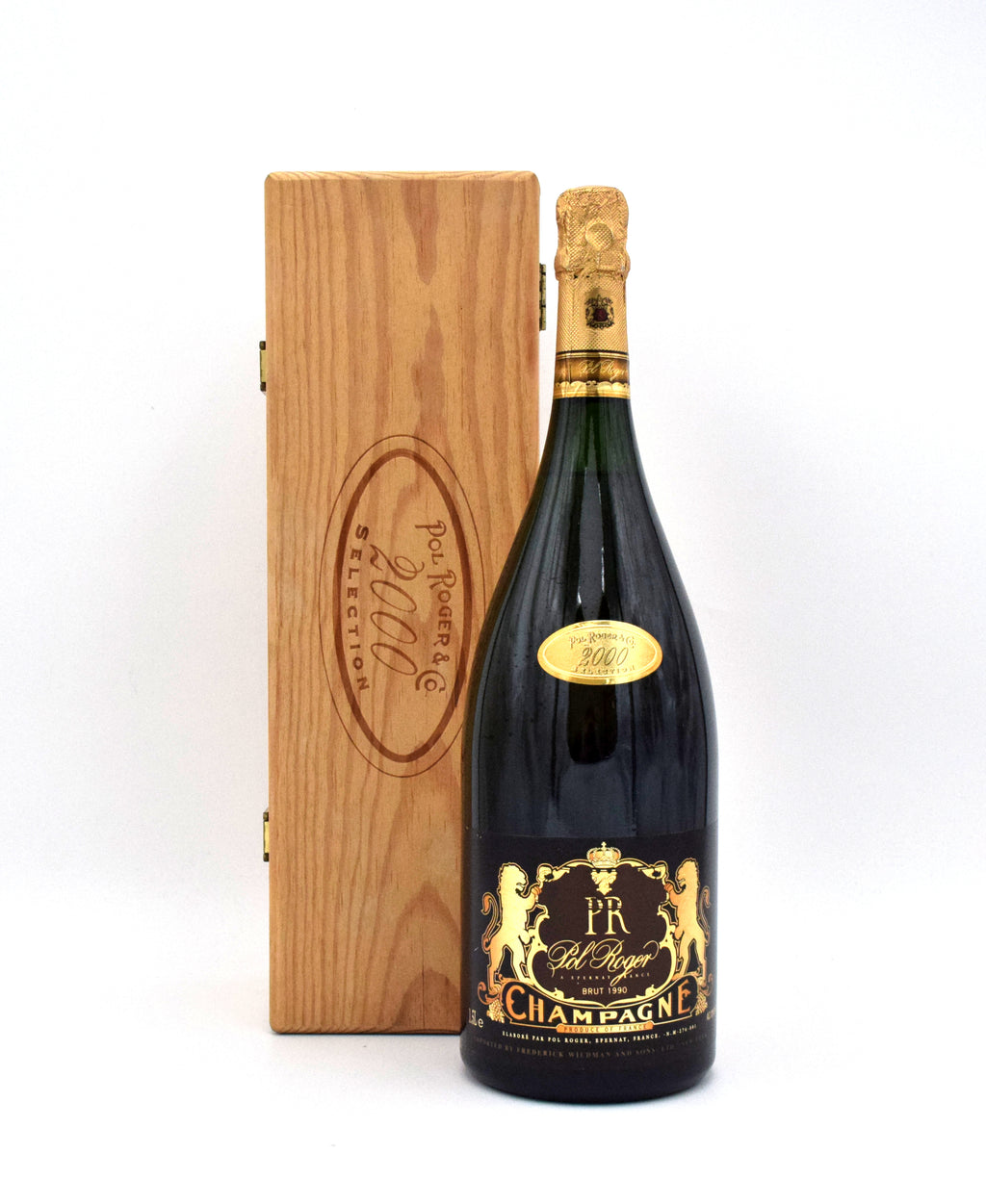 1990 Pol Roger '2000 Selection' Millesime Brut (1.5L) Champagne bottle
