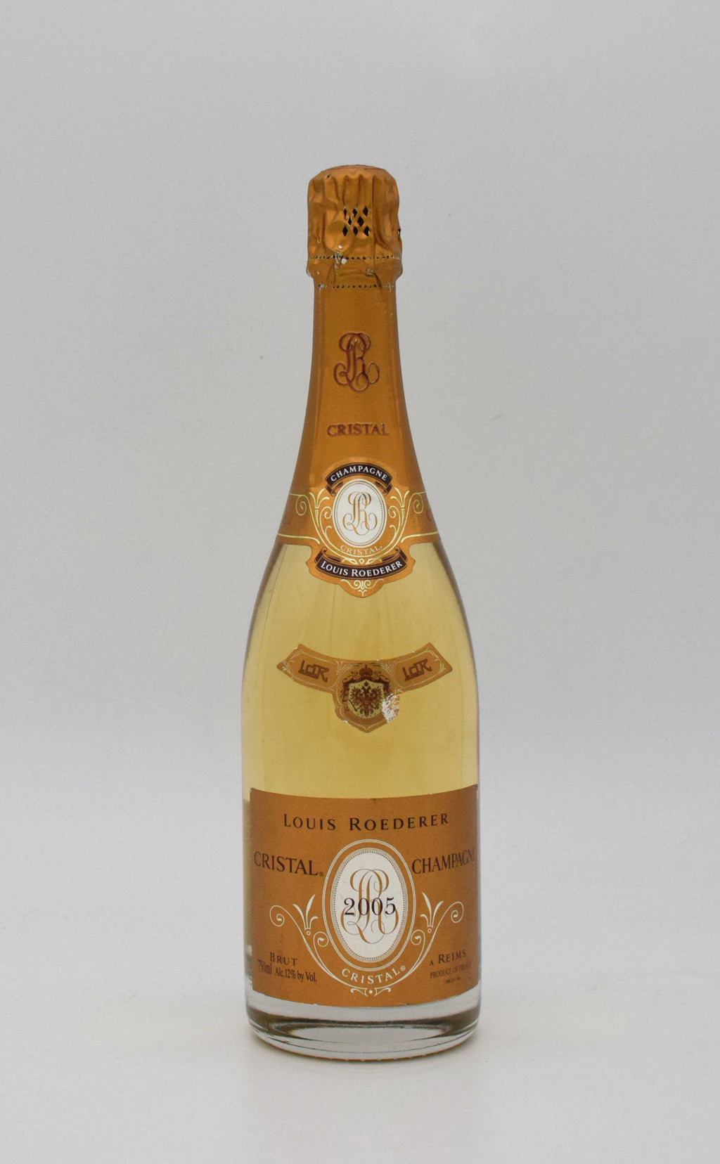 2005 Louis Roederer Cristal Millesime Brut Champagne Bottle