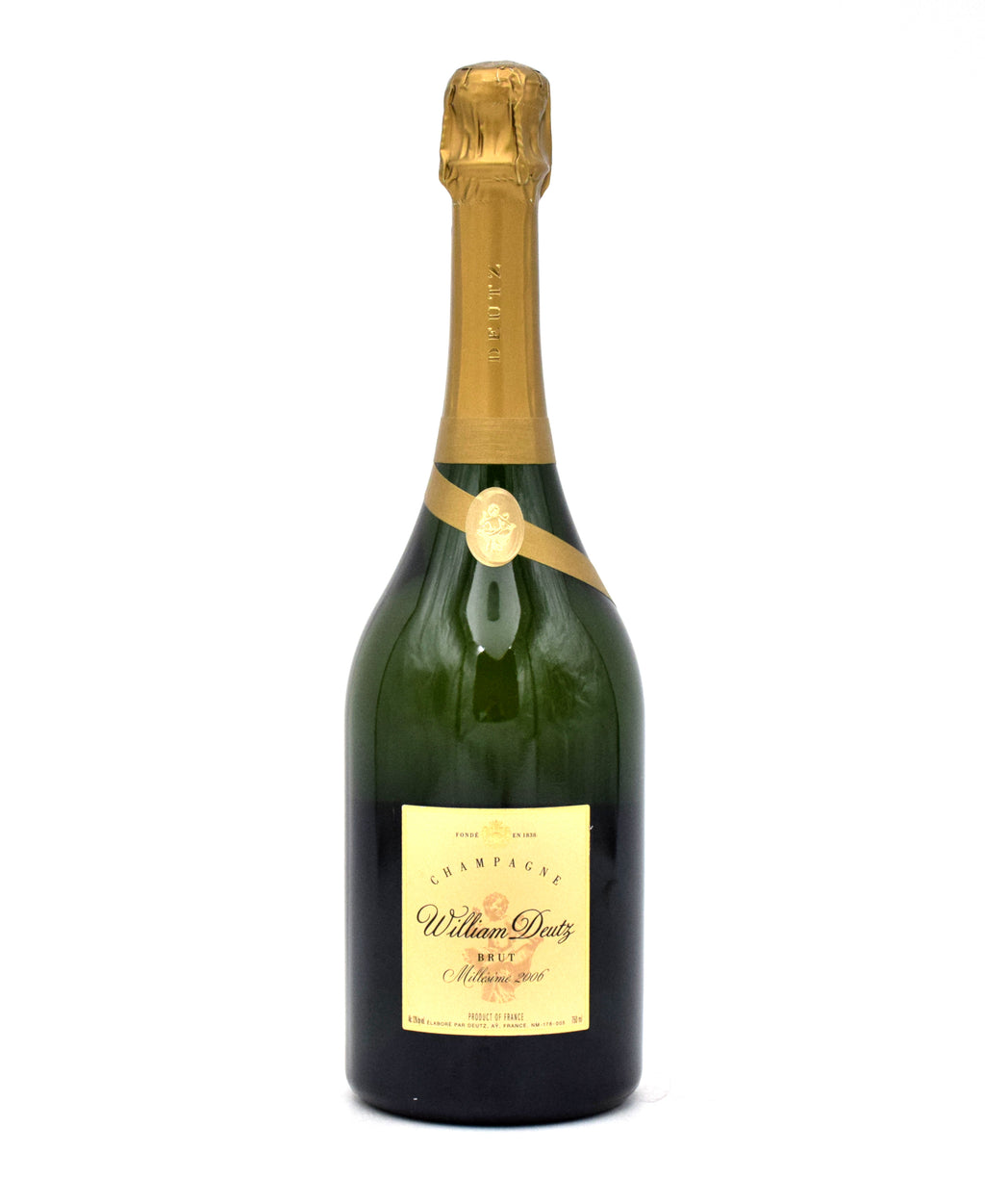 2006 Deutz Cuvee William Deutz Brut Millesime Champagne bottle