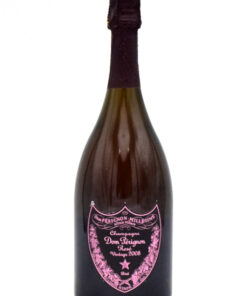 2008 Dom Perignon Rose champagne bottle