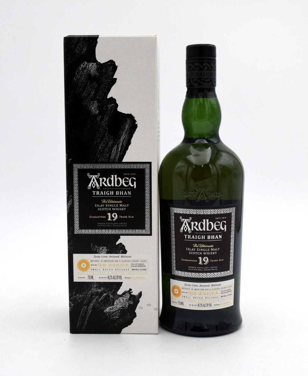 Ardbeg 'Traigh Bhan' 19 Year Single Malt Scotch - 2001 Release bottle by FineLiquors