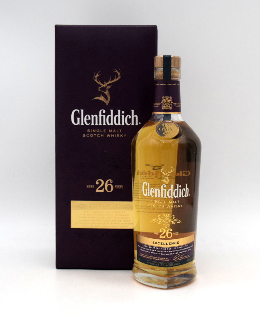 Glenfiddich 26 Year 'Excellence' Single Malt Scotch bottle by FineLiquors