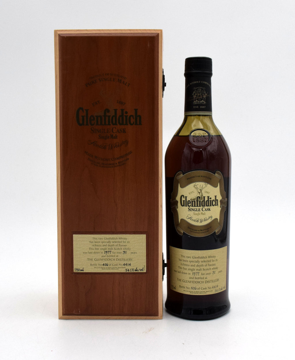 Glenfiddich 'Single Cask' 31 Year Single Malt Scotch - 1977 Release (Cask) by FineLiquors
