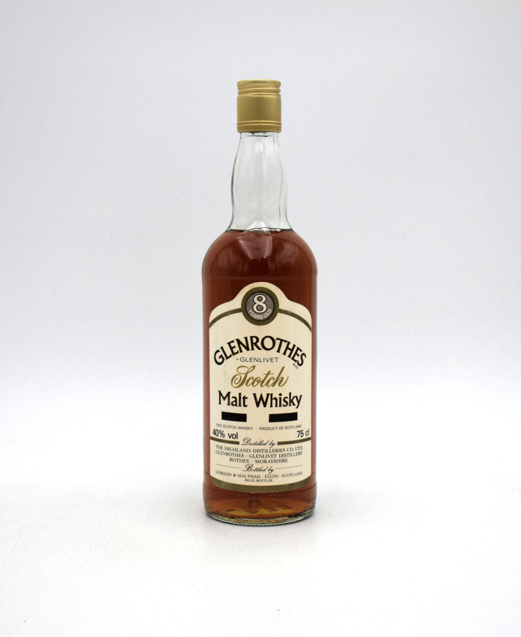 Gordon & MacPhail Glenlivet 'Glenrothes' 8 Year Scotch Whisky - 1970's Bottling
