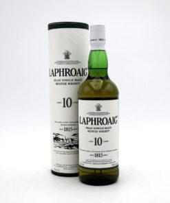 Laphroaig 10 Year Old Scotch Whisky bottle