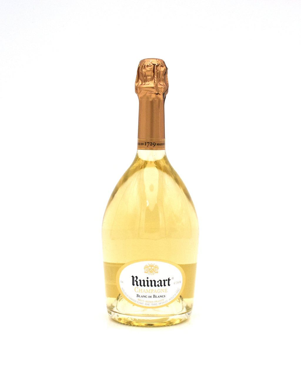 Ruinart Blanc de Blancs Brut Champagne bottle