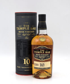 The Temple Bar 10 Year Irish Whiskey bottle
